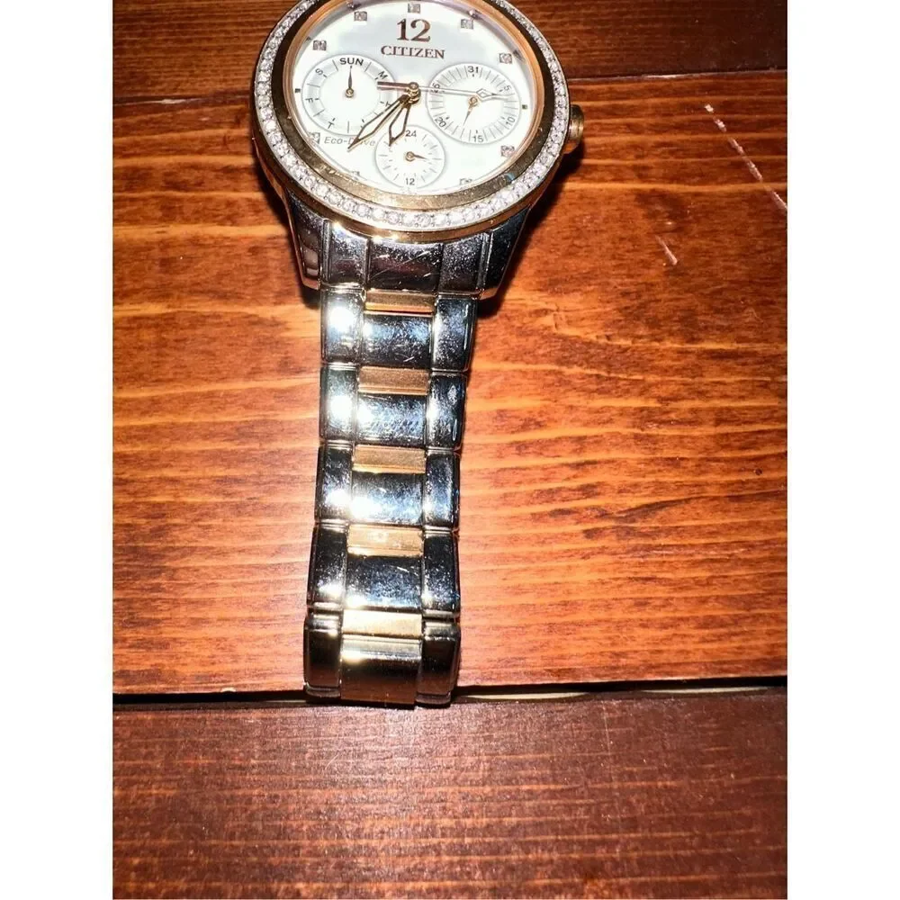 Citizen Eco-Drive Silhouette Two-Tone Rose Gold Watch FD2016-51A